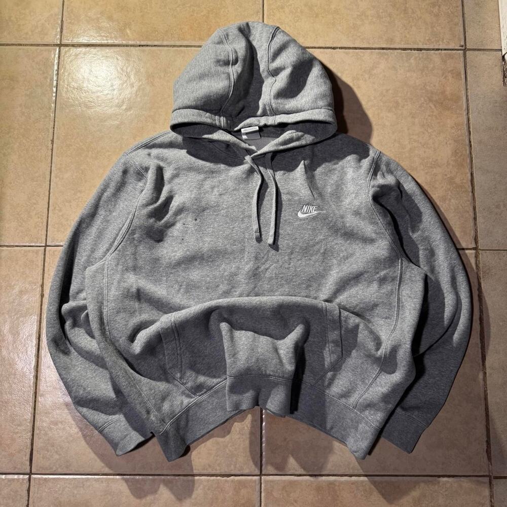 Gray nike hoodie size L in Mens